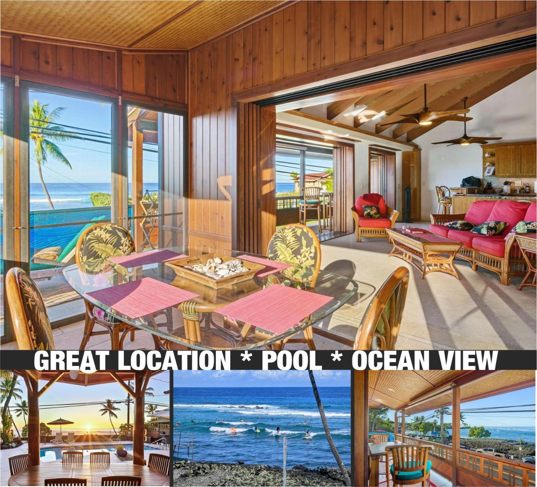 Apartamento Seaspray Oceanview Kailua-Kona Exterior foto